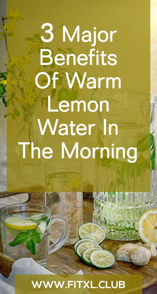 lemon water in the morning